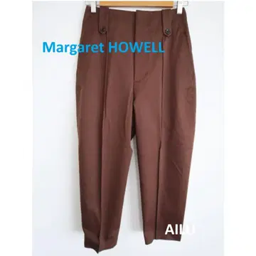 Margaret HOWELL 와이드 테이퍼드 팬츠 S 사이즈 58552