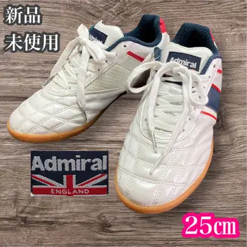 Admiral 어드미럴 미사용 새상품 스니커즈 화이트 25cm 합성 피혁