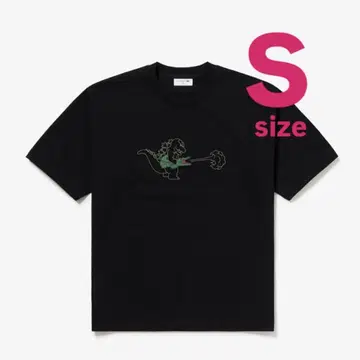 LACOSTE 고질라 T셔츠 BLACK 3-S 사이즈