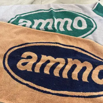 ammo 로고 타월 2장 세트