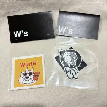 익일 배송 미개봉 새상품 WurtS 스티커 세트