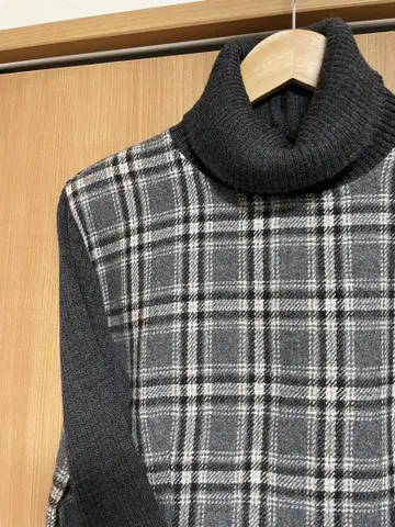 갤러리 비스콘티 글렌체크 원피스 하자품