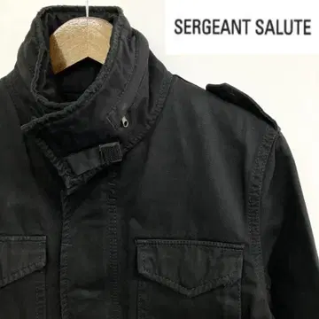 SERGEANT SALUTE 밀리터리 필드 자켓 데미지 가공 S