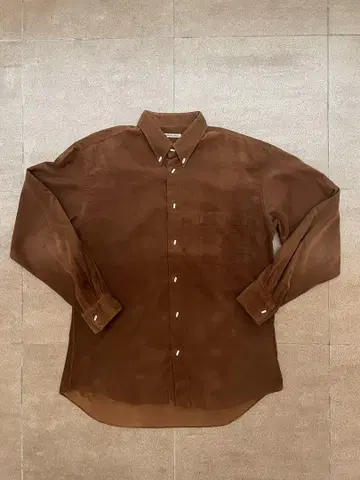 TOKIO KUMAGAI 코듀로이 셔츠 브라운 토키오곰