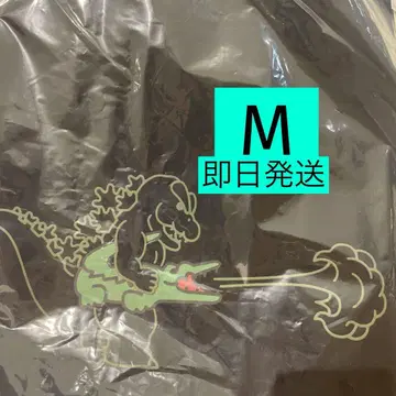 LACOSTE 고질라 프린트 T셔츠 블랙 size M(4)