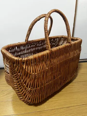 라트비아 카고백 빅 사이즈 북유럽 생활 잡화점 버드나무 손뜨개질 바스켓