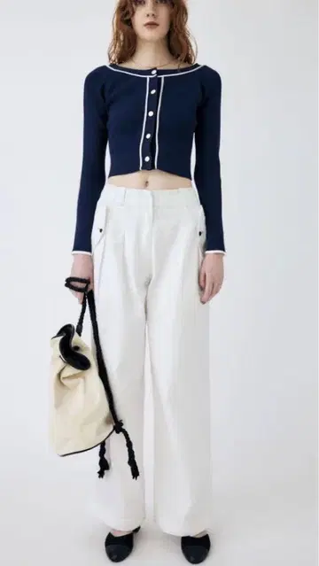MOUSSY 로우 웨이스트 워크 팬츠