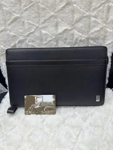 던힐 dunhill 가죽 클러치백