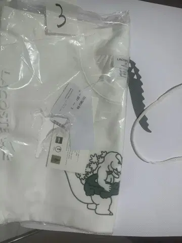고질라 T셔츠 Godzilla + LACOSTE 사이즈 M