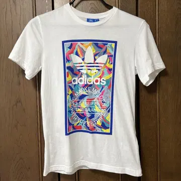 adidas 컬러풀 그래픽 반팔 티셔츠