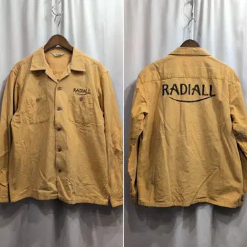 RADIALL 라디얼 자수 오픈 카라 긴팔 셔츠 L