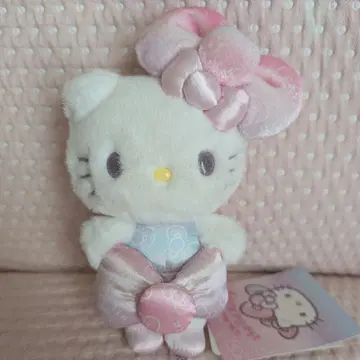 헬로키티 봉제 인형 키링