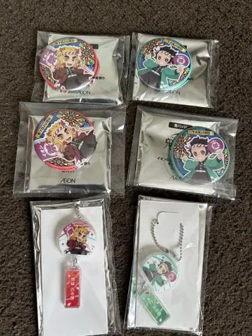 렌고쿠 쿄쥬로 카마도 탄지로 이온 여름 축제 캠페인 캔뱃지 참