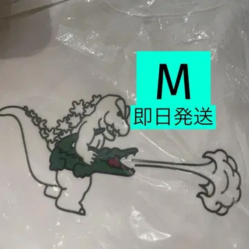 LACOSTE 고질라 프린트 T셔츠 화이트 size 4 화이트