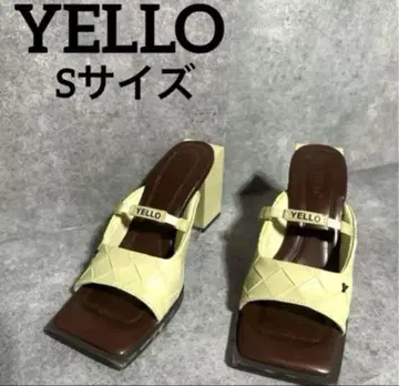 슬림 레그 효과 YELLO 웨어 샌들 S 사이즈 라이트 그린 안정감