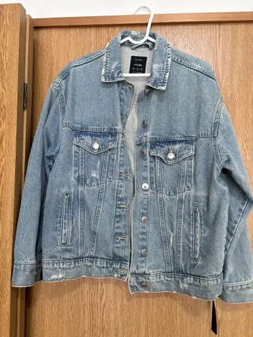 Bershka 라이트 블루 데님 자켓 XS