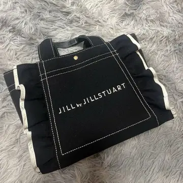 JILL by JILLSTUART 블랙 프릴 토트백