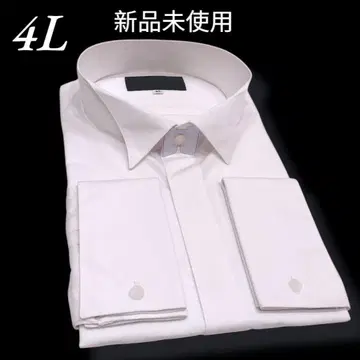 새상품 MAZZO 포멀 윙카라 셔츠 4L 브라이덜 결혼식