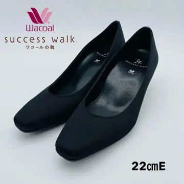 [미사용] 와코루 서세스워크 22cmE 블랙 이소재 비 출퇴근 관혼상제