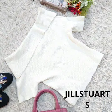 JILLSTUART 오프숄더 니트 ( S ) 화이트/리브