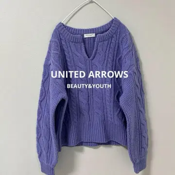 뷰티앤유스 유나이티드 애로우즈 케이블 니트