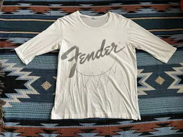 lad musician x Fender 화이트 T셔츠