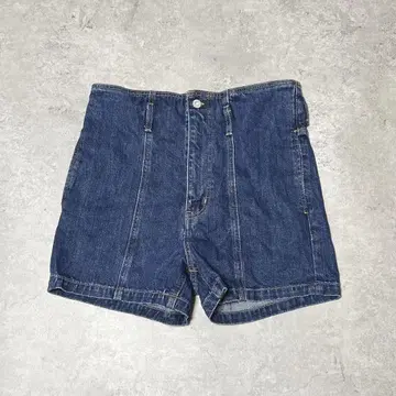 s3114 마우지 숏팬츠 데님 하이웨스트 면 갸루