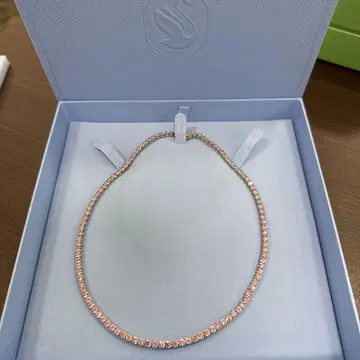 스와로브스키 목걸이 핑크