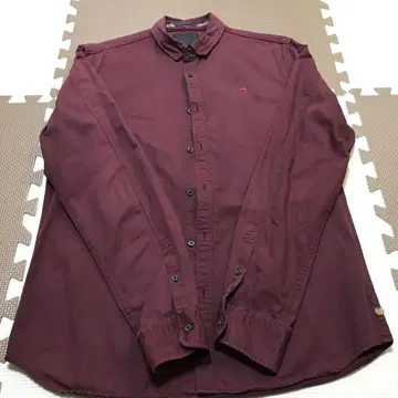 SCOTCH&SODA 버건디 긴팔 셔츠