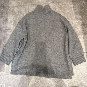 h&m 여성용 니트 하이넥 니트 스웨터 L