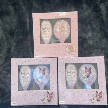 LiccA x My Melody Kuromi 꾸미기 거울 & 브러쉬 세트