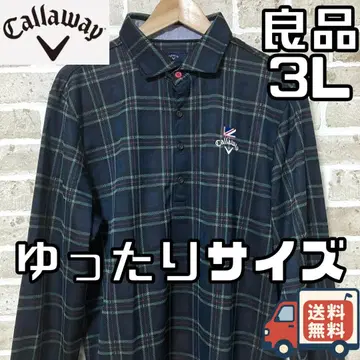 [24시간 이내/선착순] 고품질 캘러웨이 남성용 긴팔 피케 셔츠 3L