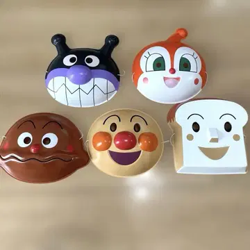 호빵맨 가면 가면 세트 미사용 세균맨 짤랑이 식빵맨