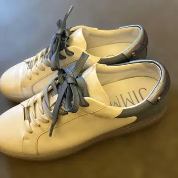 JIMMY CHOO 화이트/그레이 스니커즈 41