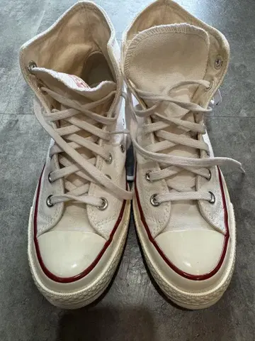 척테일러 ct70 화이트 하이컷 컨버스 24cm