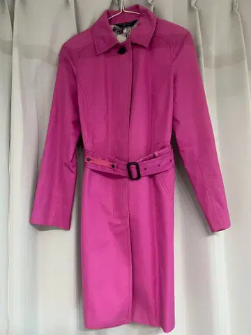 paul smith black label 핑크 벨트 포함 트렌치코트