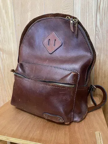 [ 최종 가격 ] HERZ 데이팩(R93) 천연 가죽 초코 M 사이즈