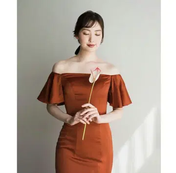B'sweet 웨딩 드레스 오프숄더 2차 모임 전전 촬영 드레스