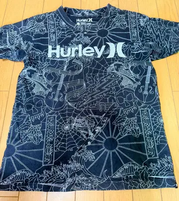 Hurley 스컬 & 스파이더 블랙 T셔츠