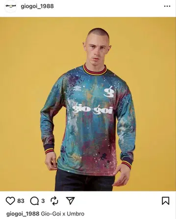 레어 GIOGOI x UMBRO 콜라보 저지