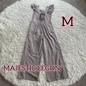 MAJESTIC LEGON 올인원 프릴 피크닉 멜빵바지