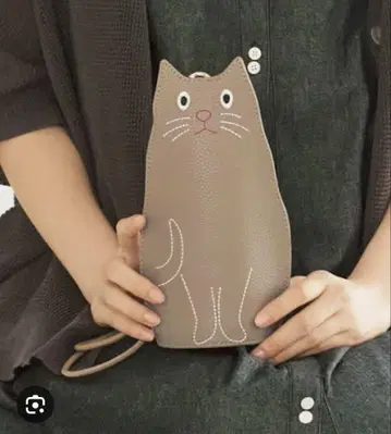 [새상품] 프레미 코로미 고양이 미니백 브라운