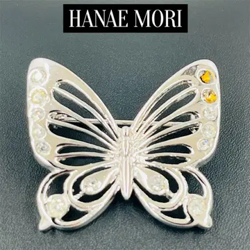 [ 미사용 ] HANAEMORI 하나에모리 브로치 버터플라이 나비 빈티지