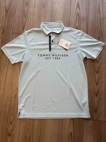 TOMMY HILFIGER 라이트 블루 피케 셔츠 L 골프웨어