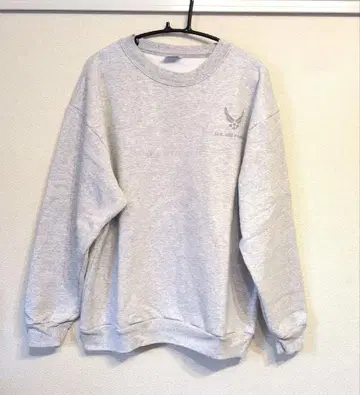 구제 의류 USAF 그레이 맨투맨 L 사이즈 USA 제작