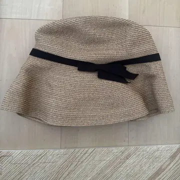 mature ha BOXED HAT 밀짚모자 베이지