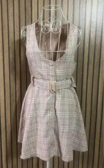 새상품 리즈멜로 LIZLISA 마이멜로디 원피스 오버롤 스커트 M