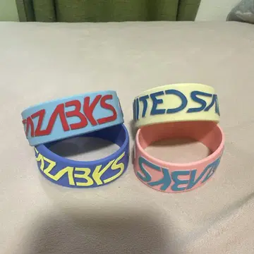 04 Limited Sazabys 러버 밴드 4개 세트