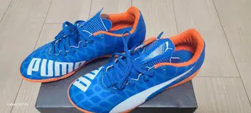 [ 새상품급 ] PUMA 풋살화 파랑/오렌지 27cm