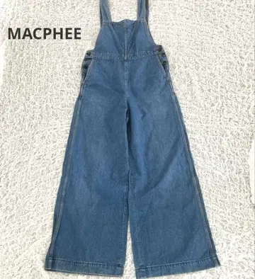 새상품급 MACPHEE 맥피 데님 살로펫 와이드 팬츠 size 36